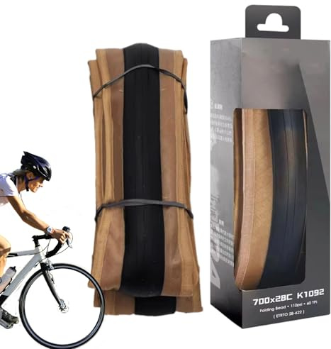 Racercykeldäck, cykeldäck 700 x 28 c, superlätta hopfällbara däck för cykling män kvinnor ungdomar fast stad fritid körupplevelse