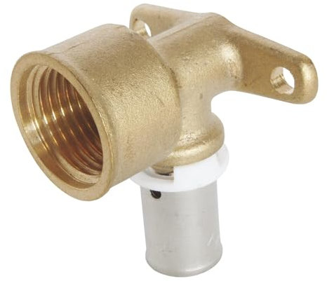 SOMATHERM FOR YOU, Applique à sertir femelle PER Ø12, coude femelle 15/21, compatible avec profils H, U, RF, pression max 10 bars, température 5°C à 90°C, installation rapide et fiable