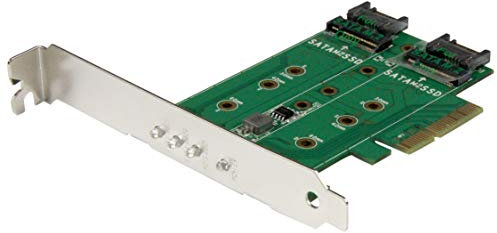 StarTech.com Adattatore SSD M.2 NGFF a 3 Porte, 1x M.2 PCIe, NVMe, 2x M.2 SATA III M.2, PCIe 3.0