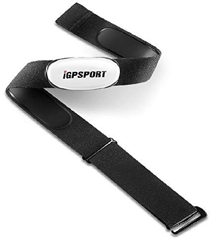iGPSPORT HR40 cardiofrequenzimetro Bluetooth & ANT+ per Ciclismo, corsa, fitness (fascia toracica morbida)
