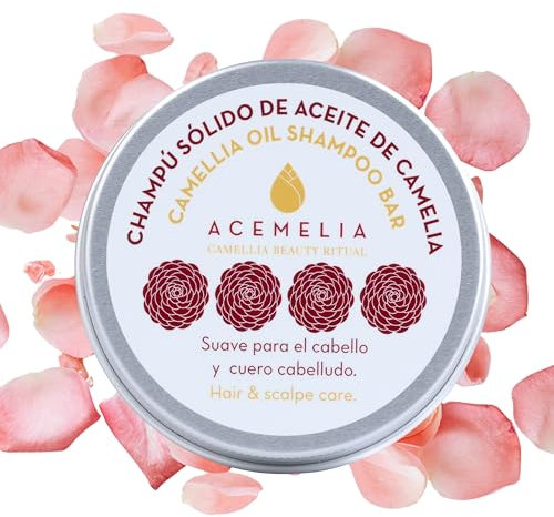 Shampoo solido all'Olio di Camelia senza solfati, parabeni o siliconi - Metodo Curly