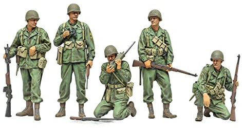 TAMIYA 35379 1:35 US Escuadrón de Infantería (5) - Construcción de maquetas, plástico, Hobbies, Manualidades, Pegar, Maqueta, Modelo, Montaje, Sin Pintar