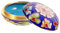 LIFKOME Boîte À Bijoux Vintage Chinoise Émail Cloisonné Petite Boîte Ronde Pour Colliers Et Bracelets Rangement Élégant Pour Bijoux Pour Toutes Occasions