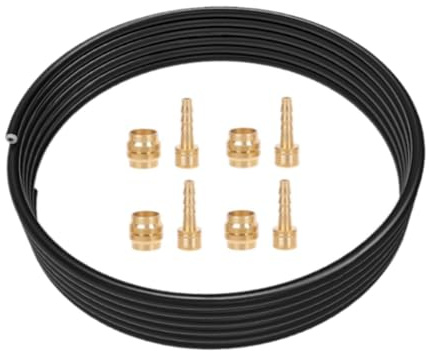 Aymzbd 1 Kit de Manguera Hidráulica para Freno de Bicicleta con Conectores Metálicos Accesorios de Adaptador Piezas de Inserción Fácil Instalación Adecuado
