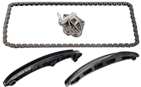 febi bilstein 102197 Steuerkettensatz für Nockenwelle, mit Gleitschienen und Kettenspanner , 1 Stück