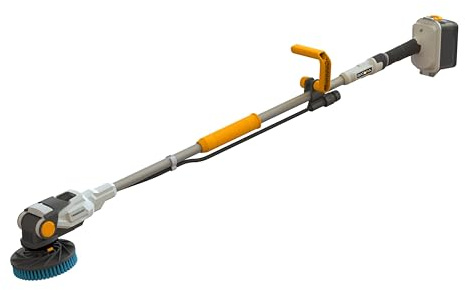 Maxxpack Twin Brush 18 V Battery Cleaning Brush | Excl. Charger & Battery, Grey