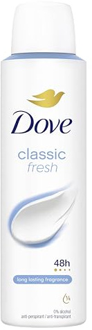 Dove Classic Spray anti-transpirant Protection 48 h 150 ml