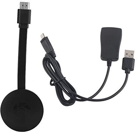 G20 Mirascreen 1080P Wireless HDMI Dongle Media Receiver para Imágenes HD TV, Proyector o Monitor - Adecuado para Dispositivos Android e IOS - Material ABS