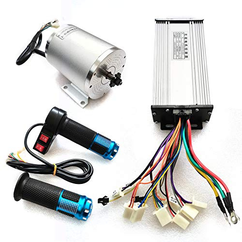 FortyFor Moteur sans balais 4300 tr/min, 60 V CC 2000 W Moteur électrique à forte puissance pour kart électrique, skateboard électrique, longboard
