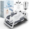 Baby Badewanne Faltbar mit Panda Kissen - Faltbare Babybadewanne Antirutsch Ergonomisch Babywanne Neugeborene Bis 3 Jahre - Tragbare Baby Wanne Leicht Zu Reinigen - Baby Bath Tub | VALBABY