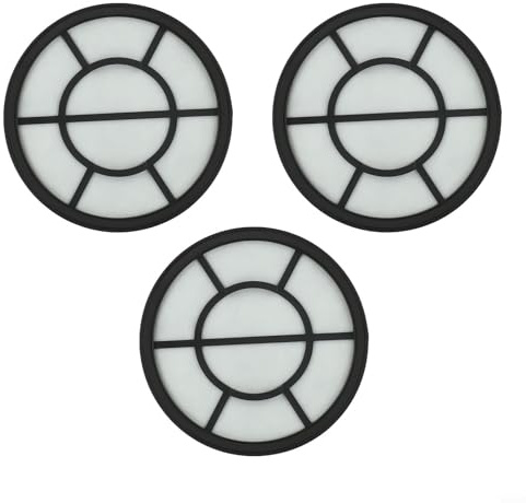 Gdfnmogo Lot de 3 filtres de rechange pour aspirateur Redmond RV-C335 Multicyclone, lavable et réutilisable, compatible avec les modèles de bidon cylindrique