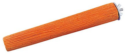 Nobby Mineral Stones Sitzstange, 22 cm, orange, 1er Pack (1 x 310 g)