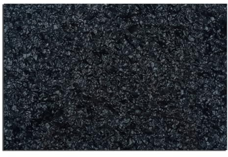 Musiclily 43,5x29cm Foglio Battipenna Materiale Pickguard Blank per Chitarra Elettrica e Basso, 4 strati Black Pearl