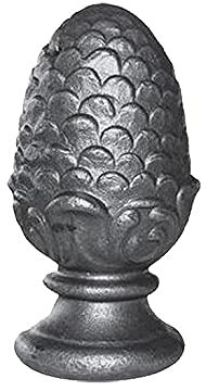 Pomme de pin forgée H120