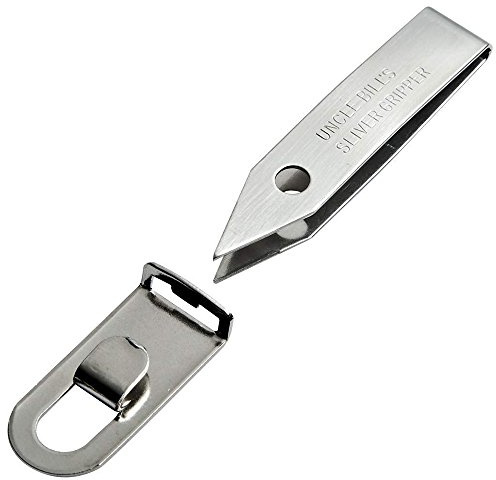 Uncle Bill's Sliver Gripper Tweezer on Key Chain Clip