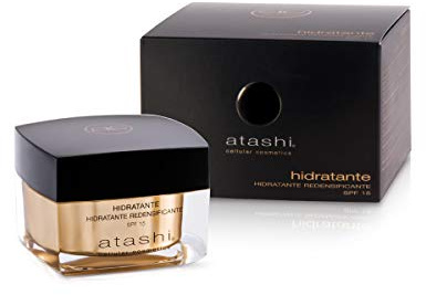 Atashi Antiedad | Crema Hidratante Redensificante | Corrector Arrugas Profundas e Imperfecciones y Reafirmante | Alisa la Piel y Unifica el Tono | Protección Solar SPF 15 | Con Spilanthol 50 | 50 ml