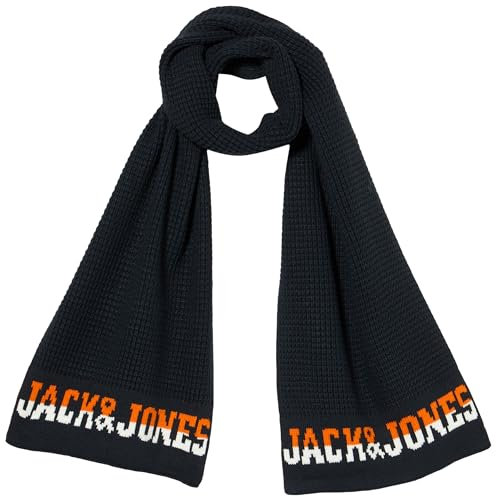 JACK & JONES Herren Jacwaffle Scarf Schal 12236504 ,Navy Blazer ,Einheitsgröße