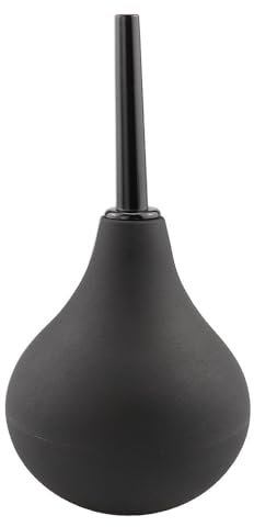 Lohill Einlauf zur darmreinigung 224ML, Po Dusche Irrigator darmspülung Intimdusche zur Analdusche und Vaginaldusche für herr frau Analbogen Sphärischer Einlauf Sphärische Erwachsene (Schwarz)