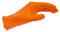 Wurt Guantes de Nitrilo, Guantes Desechables Talla M, Textura Diamantada, Color Naranja, Resistentes a Químicos, Uso Industrial