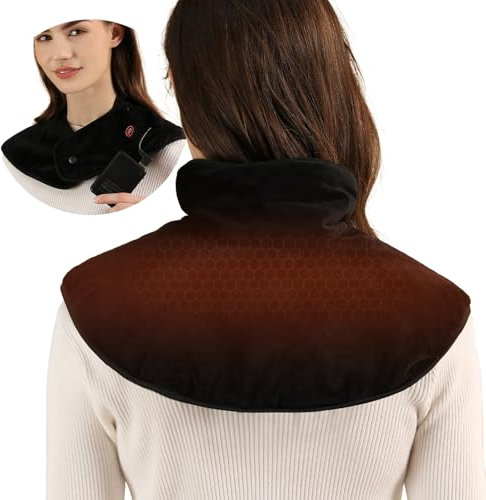 AROMA SEASON elektrisches Heizkissen für Nacken und Schulter mit 8000mAh Powerbank