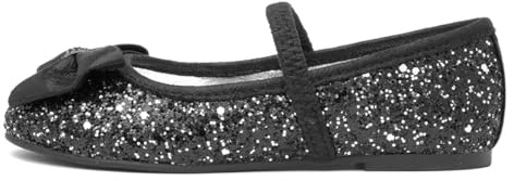 Lilley Sparkle Girls Black Ballerina - Size 13 Child UK - Black