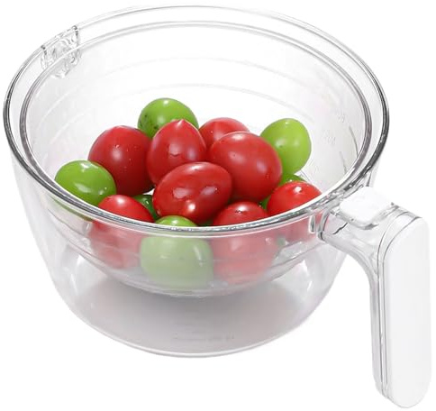 Frukttvättskål - Multifunktionell roterande halkfri | Skruvdragare och fruktställ | för köksberedning mat sallad bär jordgubbar tomater kran