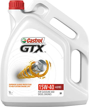 Castrol GTX 15W-40 A3/B3, 5 Liter