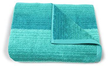 Dyckhoff Handtuchserie Colori aus Bio-Baumwolle mit praktischem Kordelaufhänger 545.665, Handtuch 50 x 100 cm, türkis