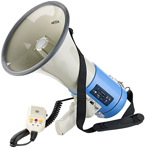 infactory Lautsprecher-Megafon: Extra-lautes MP3-Megaphon Premium, 25 Watt, USB, SD(Versandrückläufer) (Megaphon mit Batteriebetrieb, Megafon MP3, Sprachrecorder)