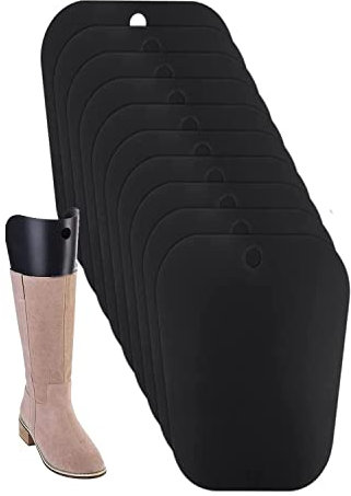 BOBOZHONG Boots Shaper Forme,8 pcs Inserts de Forme de Shaper de Coffre de Bottes de Paquet PVC Holders de Chaussures pour Les Bottes Hautes Soutien pour Les Femmes (16 pouces/40 cm)