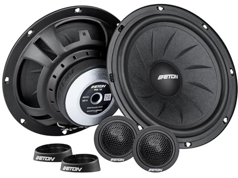 ETON Pra 16 – klangstarkes 16,5 cm / 6,5“ Komponenten System, Auto Lautsprecher, Soundsystem mit 100 Watt, 1 Paar