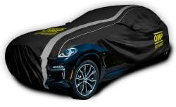 OMP Speed Funda Cubre Coches Exterior/Interior, Impermeable, 4 Capas para SUV Talla L, 483X195X145 cm