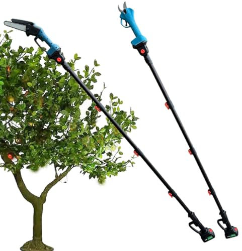 Forbici Troncarami, Asta Telescopica, Forbici Potatura a Batteria, Motosega, Tagliarami Alti, Asta Telescopica in Alluminio per BL1820 BL1830 BL1840