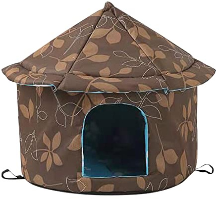 Casetta Per Gatti Per Esterni Impermeabile Per Gatto Randagio, Letto Grotta Per Gatti, Cuccia Per Cani Lavabile, Caldo Rifugio Per Gatti Resistente Alle Intemperie Per L'inverno