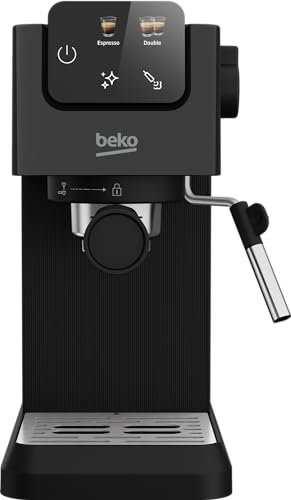 BEKO - Machine Expresso manuelle avec buse vapeur, Noir