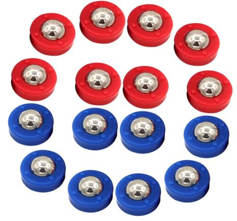 TOGEVAL 28 Stück Tisch Shuffleboard Rollball Shuffleboard Verschiebbare Perlen Mini Bälle Rollbrettspiel Rollperlen Tischfußball Spielzubehör Shuffleboard Pucks