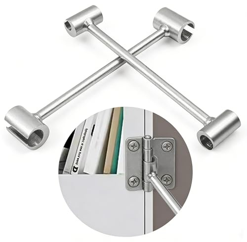 YedZen Dörrgångjärn justeringsverktyg, dubbla gångjärn gap justeringsnyckel 14 18 23 + 25 mm, dörrgångjärn verktygslock för branddörrar renrumsdörrar säkerhetsdörrar
