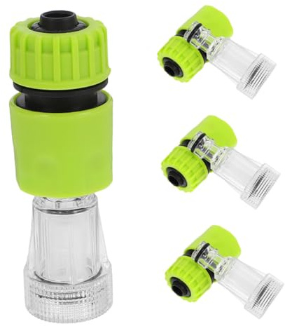 Cabilock 4pcs High-Strength Pressure Washer Quick Connect Inlet Filter Connector Water Filter for Garden Hose and Car Washing