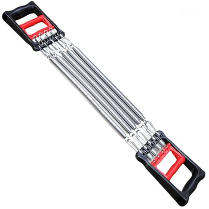 HAPINARY Bandas Elásticas para Ejercicios de Pecho Sistema de 5 Cuerdas y Resortes Ajustables, Equipo de Fitness para Fortalecer Pectorales en Casa y Gimnasio