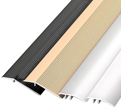 Kakelklipp, aluminiumgolv övergång tröskelremsa, dörr/matta/platta/reducerare, dörröppningskant för matta och vinylplattor