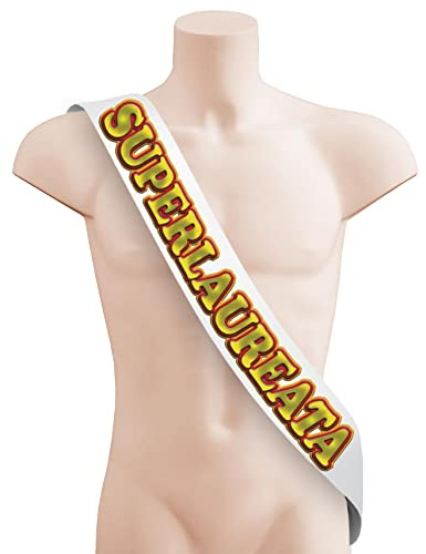 Bombo Banda de premio de graduación, Color blanco., Talla única