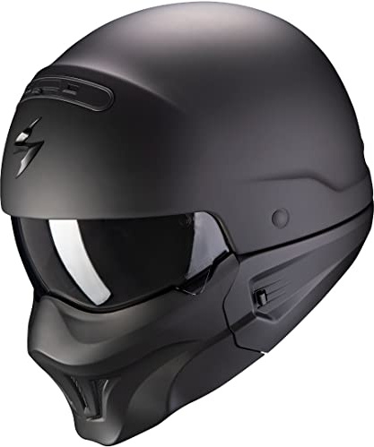 Scorpion Motorradhelm EXO-Combat EVO Matt Black, Schwarz, S, 85-100-10-03