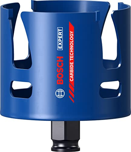 Bosch 1x EXPERT Construction Material hålsågar (för Mjukt trä, Spånskiva, Ø 86 mm, Professional Tillbehör Borr/skruvdragare)