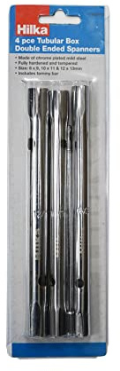 Hilka 17900812 4pc Tubular Box Double Ended Spanners