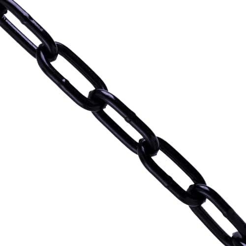 Marwotec 30 Meter Schwarz lackierte Kette 4,0 mm Rundstahlkette Ø 4mm Stahlkette geschweißt - Stahl -Schwarz beschichtet - Ø 4mm Ideal für den Außeneinsatz von Marwotec aus Deutschland