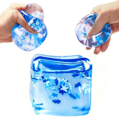 DIANLIANG Anti Stress Nice Cube Spielzeug Fidget Ice Cube Stressball