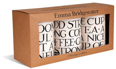 Emma Bridgewater - Black Toast Set of 3 Caddies - BT2900n/19
