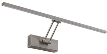 Lucande LED Wandleuchte, Wandlampe Innen 'Thibaud' (Modern) in Alu aus Metall u.a. für Wohnzimmer & Esszimmer (1 flammig,) - Bilderleuchte, Wandstrahler, Wandbeleuchtung Schlafzimmer /