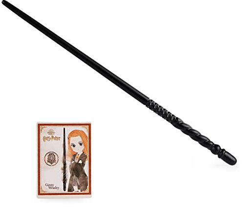 Wizarding World Harry Potter - Authentischer Ginny Weasley Zauberstab aus Kunststoff mit Zauberspruch-Karte, ca. 30,5 cm, Spielzeug für Kinder ab 6 Jahren, Fanartikel