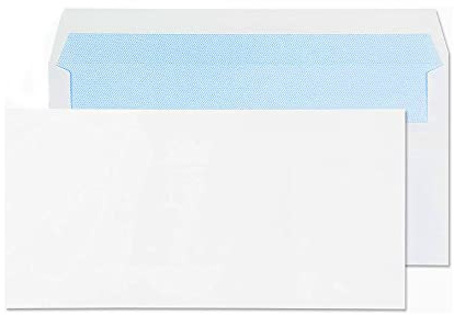 FIRST CHOICE KAYA 25, 50, 100 DL White Mailing Envelopes Self Seal for Posting mailing Home Office and Ecommerce Peel and Seal (100)